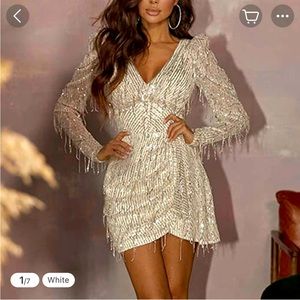 Sequin mini dress